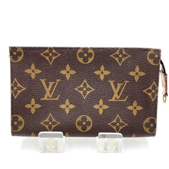 Louis Vuitton Monogram Leather Mini Bucket Bag Pouch - Picture 1 of 13